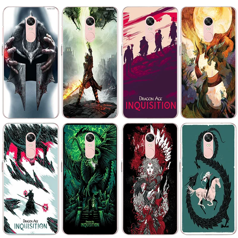

Silicone Soft Phone Cases for Xiaomi Mi Redmi Note 3 3S 4 4X 4A 5 5S 5A 6 6X 6A 8 A1 Pro Plus Max 2 Dragon Age Inquisition