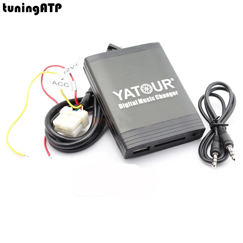 YATOUR цифровой музыкальный сменный Aux in SD USB MP3 адаптер Интерфейс для NISSAN|yatour digital music