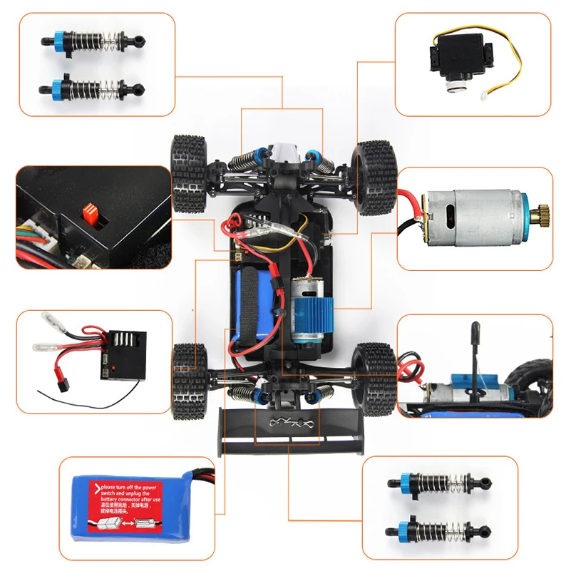 1/18 Радиоуправляемая машина Smax 4WD высокоскоростная Гоночная радиоуправляемая машина A959 радиоуправляемая игрушечная машинка радиоуправляемая рок-гусеничная внедорожная грязевая игрушка грузовик