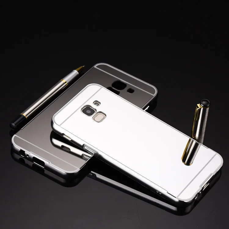 

Luxury Rose Gold Mirror Cases For Samsung Galaxy J6 Plus Alumimum Metal Frame shell Back Cover for Samsung J6 Plus 2018 J6Plus