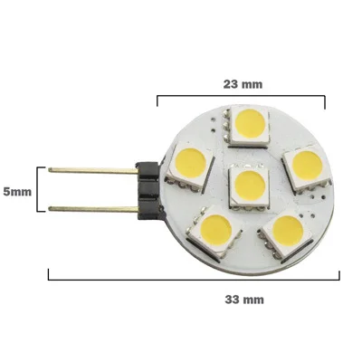 Для детей возрастом от 1 до Вт 3 Вт G4 светодиодный 5050 SMD 360 градусов белый морской Camper светодиодное освещение RV лампы AC/DC 12V 6/9/12/24 светодиодный s