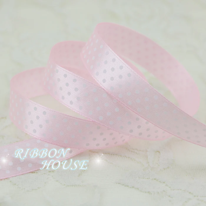 25 ярдов/рулон декоративная лента в горошек 5/8 дюйма|ribbon wrap|ribbon buyerribbon cutter |
