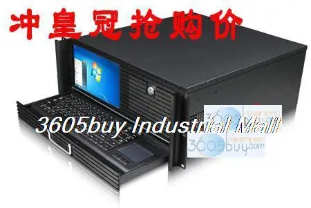 

4u industrial computer case 4u one piece machine 9 lcd calendar keyboard mouse aluminum panel