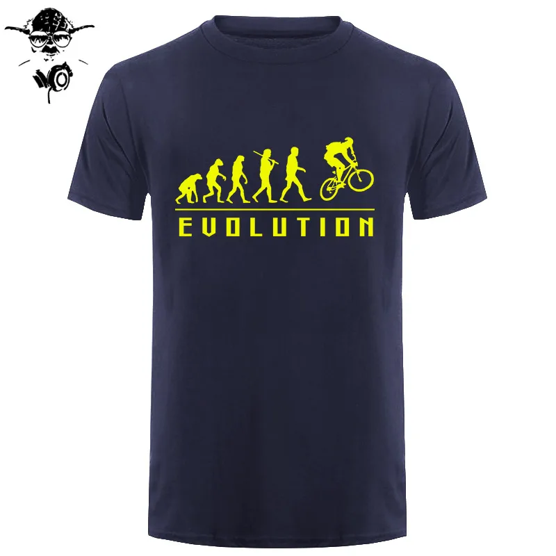 Забавный подарок на день рождения для мужчин, футболка с надписью «Brother Boy Friend Dad», «Evolution Of Biking», «Evolution Of Biking», «Cycle Biker», летние хлопковые футболки