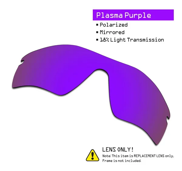 Дропшиппинг SmartVLT замена Поляризованные линзы для солнцезащитных очков Оукли Радар Путь-несколько штук упакованы - Цвет линз: Purple-ShieldCoat