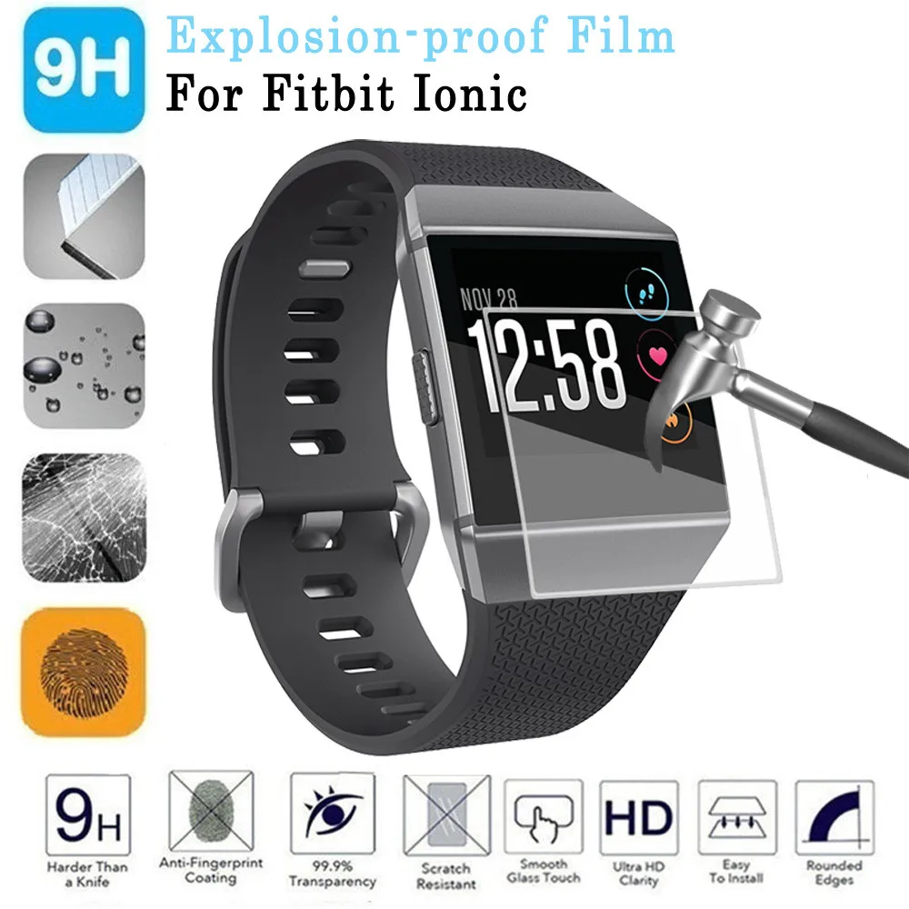 HIPERDEAL Protector Film For Fitbit Ionic Clear Explosion-proof LCD TPU Full Cover Screen Smart Watch QIY30 |