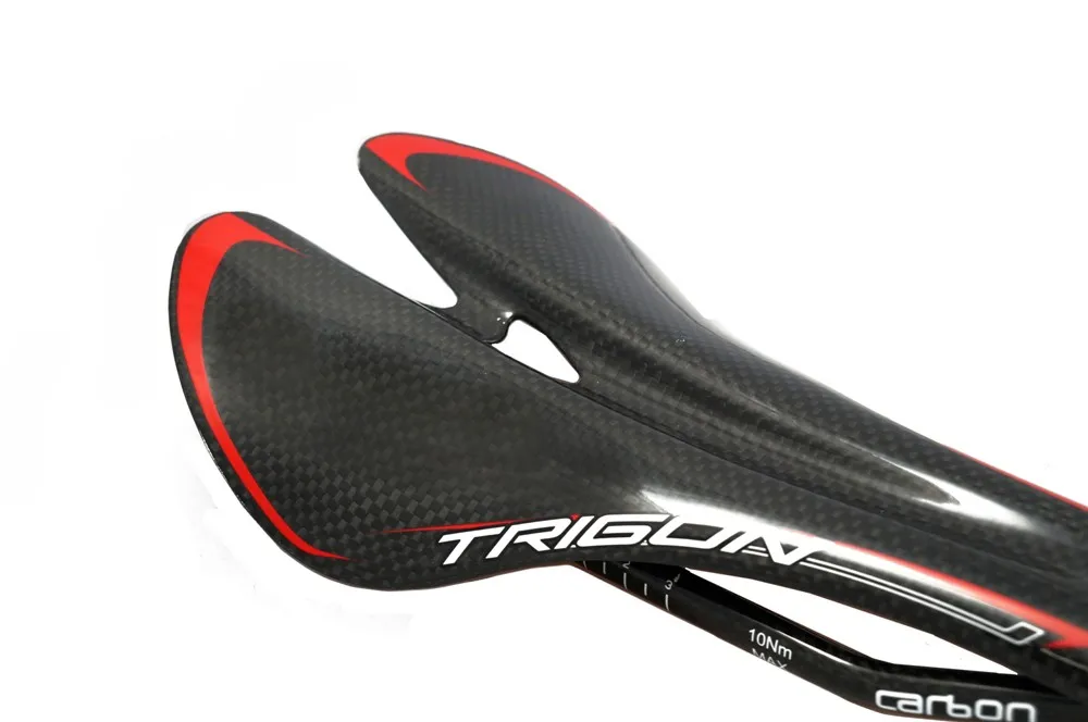 Trigon VCS05 ультра-светильник, полностью углеродное волокно, карбоновое седло для гонок, шоссейного велосипеда, велосипедное седло, Велосипедное Сиденье