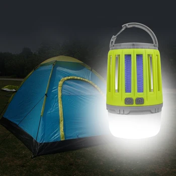 

Behogar Portable USB Charging Electronic Mosquito Repellent Killer Lamp with Camping Light for Outdoor Travel Hiking Picnic