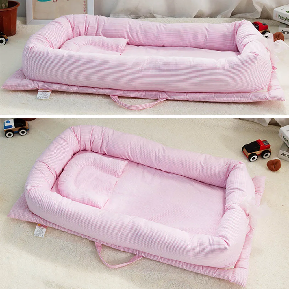 Cama de Viagem do Bebê de Sono Coisas com Travesseiro Bebê Cama Portátil Berço Dobrável Recém-nascidos Acessórios 7 de Viagem Do Bebê de Sono Recém-nascidos