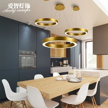 

modern LED ring round pendant light Dining-room Hanglamp Lamparas Home Decoration Lighting