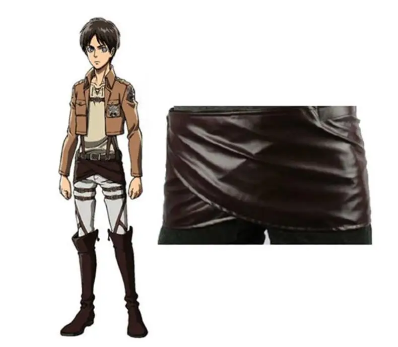 1 шт. Cos косплей атака на Титанов Shingeki no Kyojin кожаная юбка Hookshot костюм Lucky S-XL