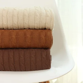 

Free shipping Nordic style cotton thread blanket knitted solid color bed spread throw sofa cover single/twin size одеяло