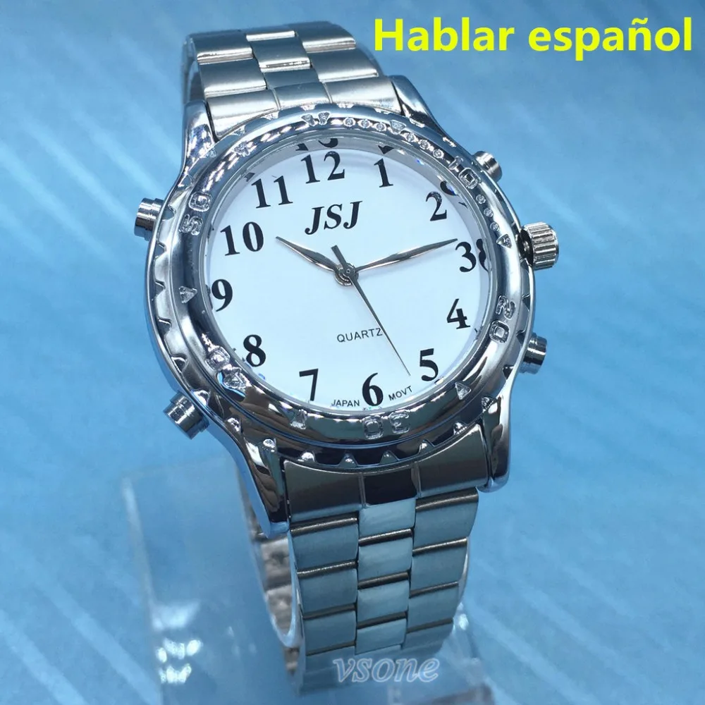 Часы Hablar Espanol для слепых слабовидящих и пожилых людей говорящие по-испански |