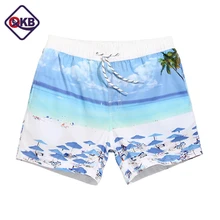 QIKERBONG мужские пляжные шорты, пляжные боксеры шорты, повседневные мужские плавки, купальные костюмы, бермуды, короткие плавки большого размера плюс