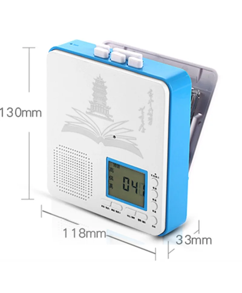 Совершенно перезаряжаемый портативный аудио кассетный магнитофон и ретранслятор предложения со встроенным динамиком наушники