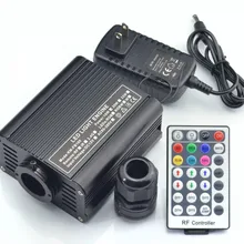 16 Вт Светодиодный светильник RGBW двигатель с 28key RF пульт дистанционного управления, AC100-240V вход