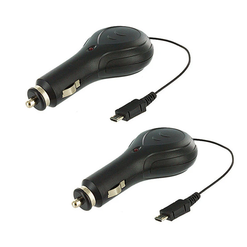 Buy Micro USB Retractable Mobile Phone Charger Car