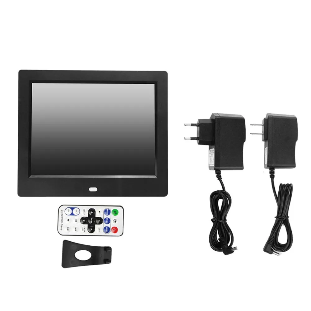 

15'' LCD LED Digital Photo Picture Frame MP3 MP4 Movie + Remote Control Black