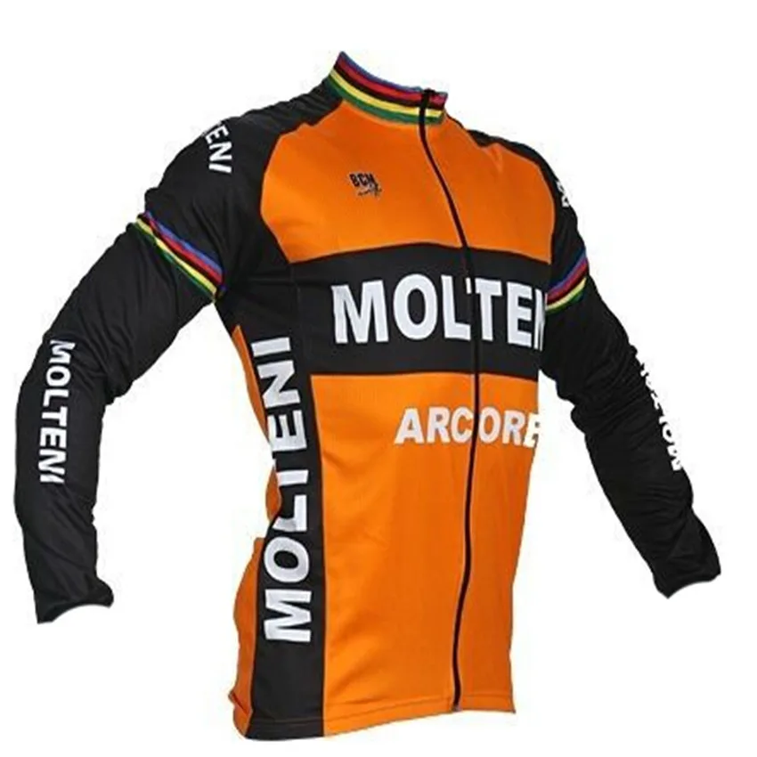 Molteni Ropa ciclismo hombre invierno Зимняя Теплая Флисовая длинные велосипедные Джерси мейло только куртка mtb Одежда теплая