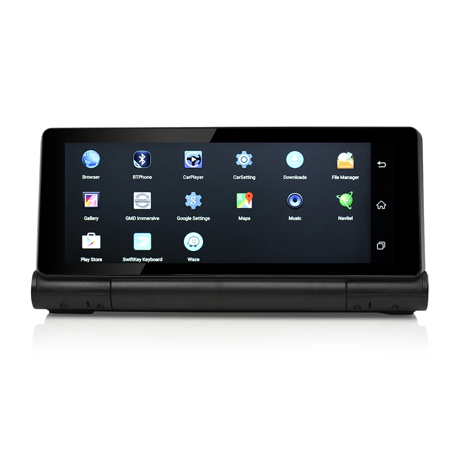 Двойная камера с 7 дюймовым IPS экраном 4G Φ DVR GPS навигацией Wi Fi Android 5 0 Bluetooth ROM 16 ГБ