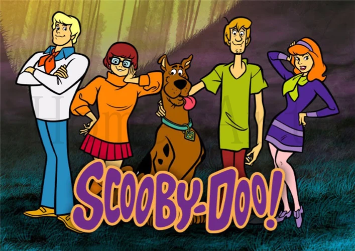 Scooby doo плакат ясное изображение наклейки на стену украшение дома высокое качество печать белая бумага с покрытием домашний арт бренд