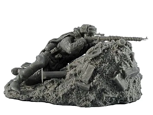 1/35 сборный Набор фигурок из смолы советский Снайпер с базой|Наборы для сборки