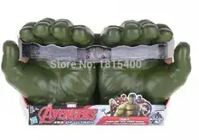 Cool Kids font b Toy b font Gifts Plastic Gloves From Marvel Movie The Avenger Super
