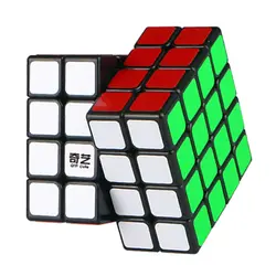 QiYi 4x4x4 игрушки Magic Cube для детей кубик-головоломка Megico 4*4 четыре 4 слоя наклейки QiYuan 6,2 см Cubos