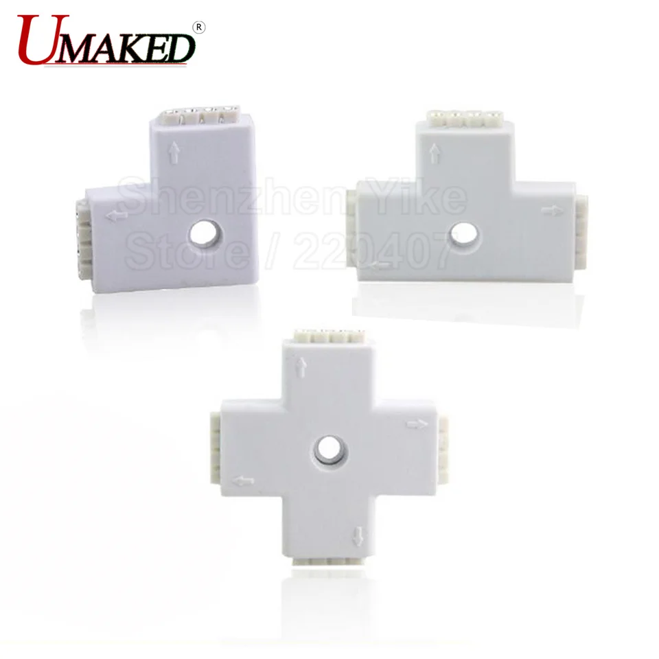 

RGB LED Strip Connector 4pin L Shape / T Shape / X Shape Connector