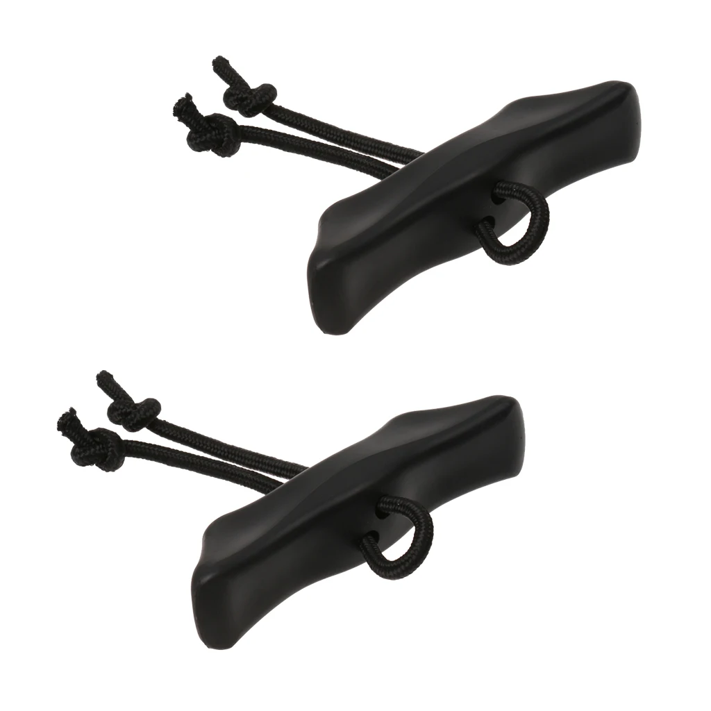 2 Pieces Universal Canoe Kayak Toggle Carrying Loop Handles With Cord Rope