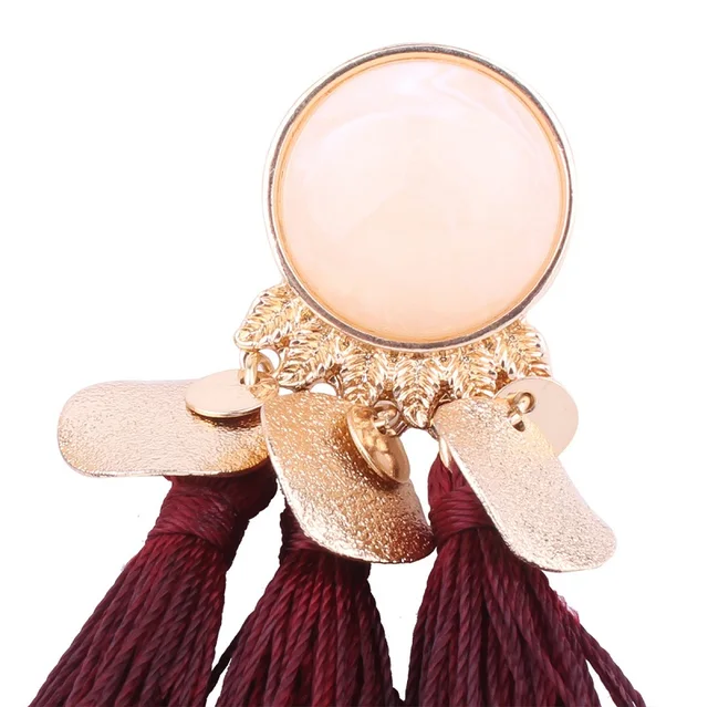 Купить серьги кисточки naomy & zp в этническом стиле женские висячие картинки