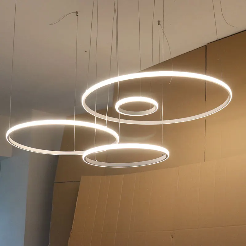  Modern LED Chandelier For Kitchen Living room Bedroom Dining room Led Lustres Rings Ceiling Chandel - 32966067834