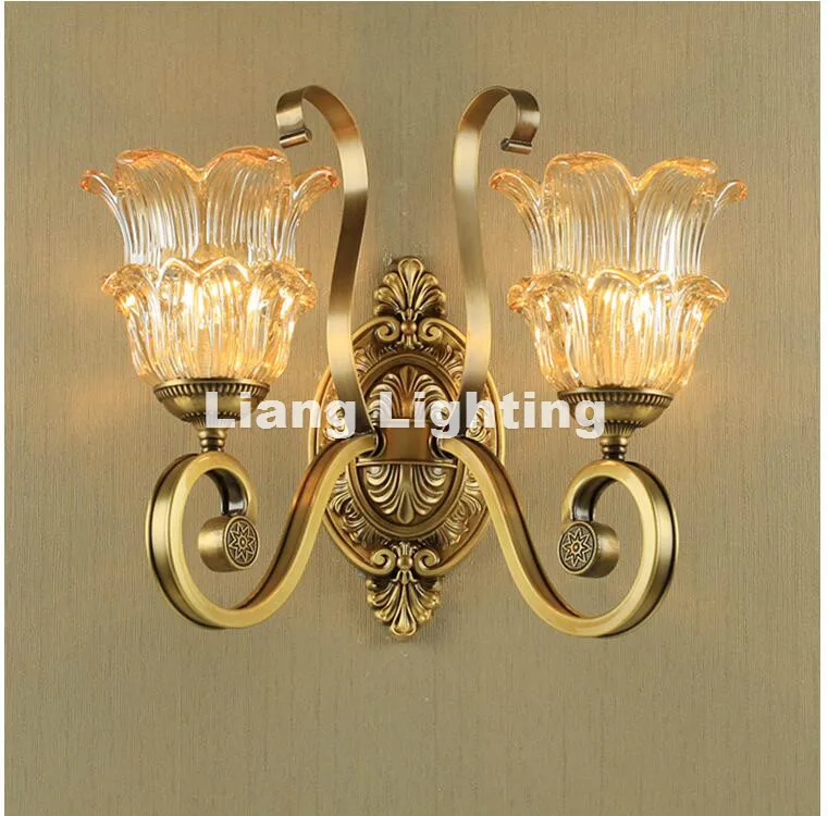 Modern Classical Antique Brass Wall Lamp E14 LED Brass Wall Sconce for Hotel With Crystal Shade Modern Crystal Wall lamp Lustre Modern Classical Antique Brass Wall Lamp E14 LED Brass Wall Sconce for Hotel With Crystal Shade Modern Crystal Wall lamp Lustre