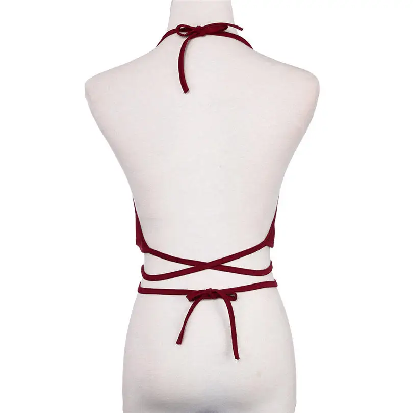 Fashion Women Girls Summer Sexy Sleeveless Vest Halter Tank Tops Blouse Cami Top Camisole Casual Top Shirt  Clubwear #4F11  (18)