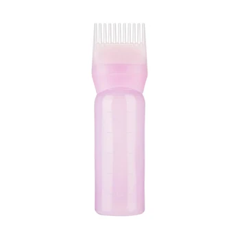 

Hair Dye Bottles Applicator Comb Brush Dispenser Kit Scale Squeeze Bottle Hair Solon Home Coloring Dyeing Use 2 Colors D2