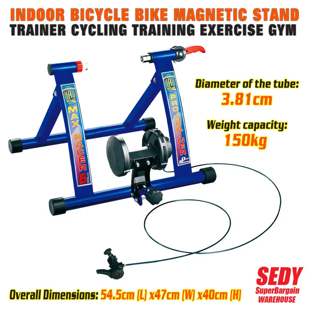 

NEW Pro Max Indoor Magnetic Bicycle Trainer Bike Training Cycling Stand Home Gym