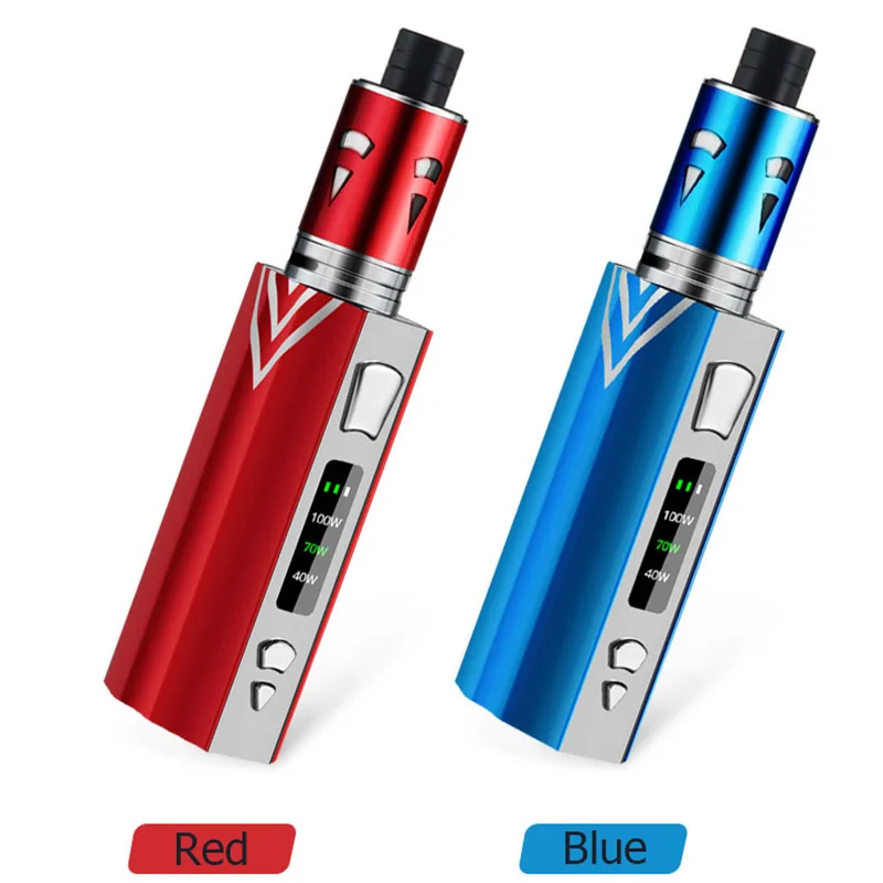 FERSHA electronic cigarette Vape mod kit box Hookah getting Started 100W metal body 510 2000mAh battery 2ml e-cigarette atomizer FERSHA electronic cigarette Vape mod kit box Hookah getting Started 100W metal body 510 2000mAh battery 2ml e-cigarette atomizer