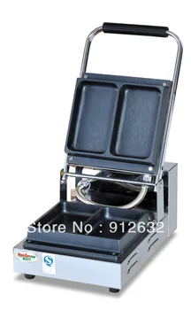 

Ice cream sandwich maker, snack equipment waffle baker with temperature controller