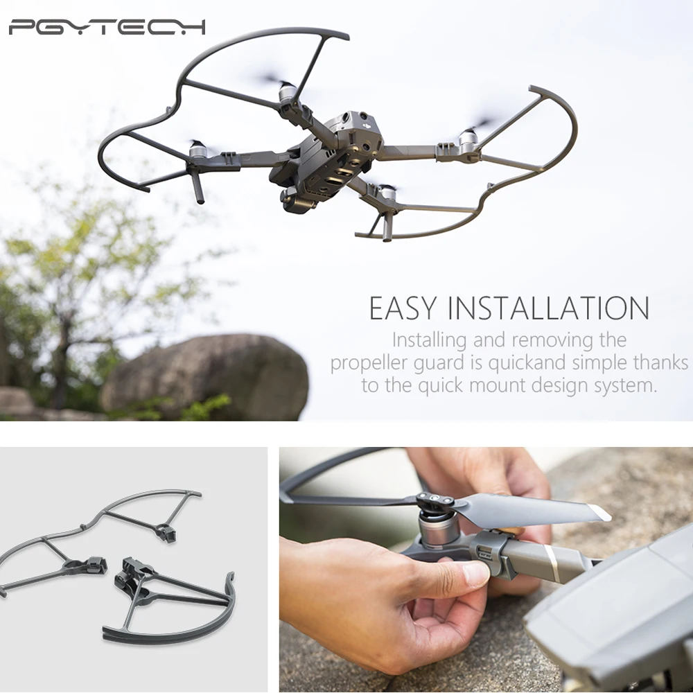 1set PGYTECH Propeller Guard Protector for DJI Mavic 2 Pro / Mavic 2 ZOOM Propeller Protector Protection drone Accessories 1set PGYTECH Propeller Guard Protector for DJI Mavic 2 Pro / Mavic 2 ZOOM Propeller Protector Protection drone Accessories