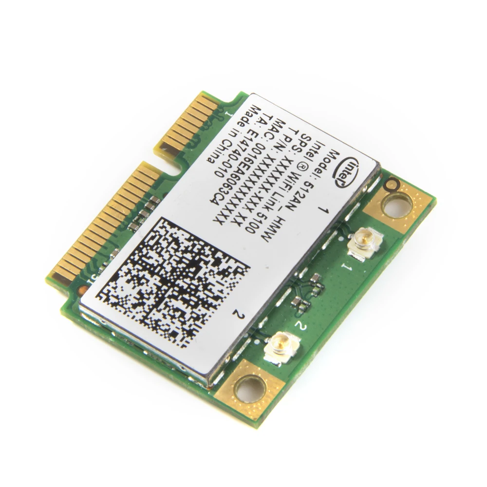 Двухдиапазонная беспроводная карта 300 Мбит/с для Intel Wifi 5100 512AN_HMW 802 11 a/g/n 300M Mini PCI e Wlan
