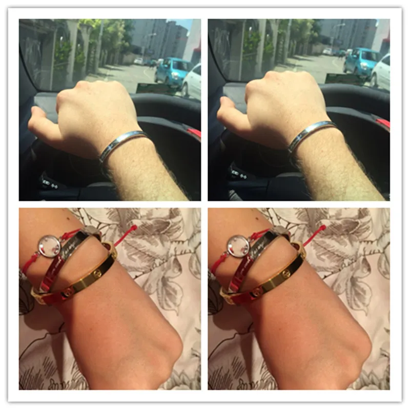 Angel Wings Style Stainless Steel Bracelets for Women Men
