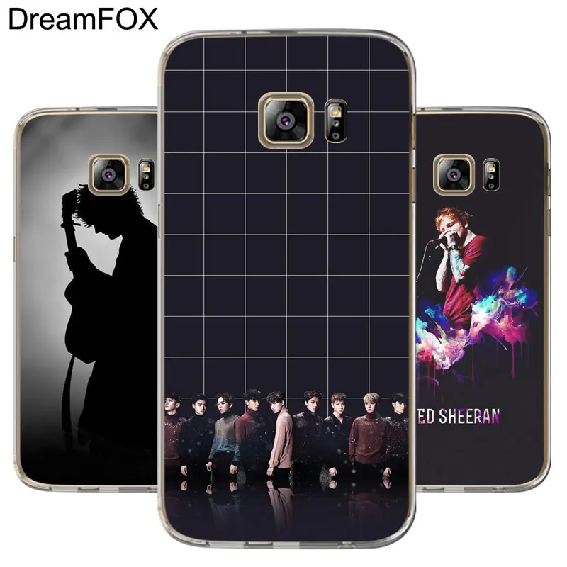 DREAMFOX M468 Ed Sheeran Exo Soft TPU Silicone Case Cover For Samsung Galaxy Note S 6 7 8 9 10 10e 11 11e Lite Edge Plus |