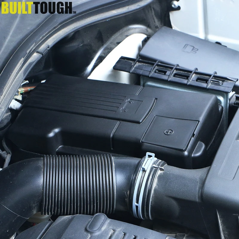 Защитная крышка для автомобильного двигателя для VW Tiguan Skoda Kodiaq-положительный отрицательный аккумулятор, анодный электрод, нержавеющий корпус