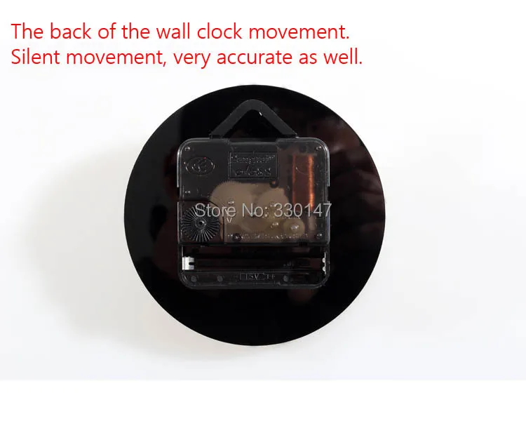 Rome Digital Number wall clock diy 3d mirror Silent Clock Acrylic Brief Quieten DIY wall clock modern design Wholesale