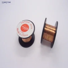 1 шт. медный провод для пайки 0,1 мм PCB Link Перемычка провод для обслуживания скачка линии для мобильного телефона компьютера PCB сварочный инструмент для ремонта