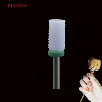 

White Ceramic Nail Drill Bit-20Pcs/Lot - Small Barrel Bit - (0091.060)