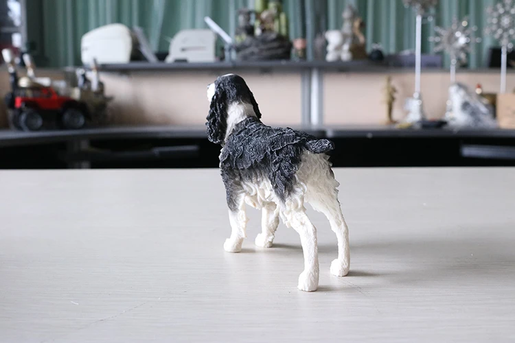 Мода Имитация животных модель автомобиля аксессуары модель собаки s фигурки миниатюры украшение модель собаки ремесла фрески мебель