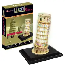 T0479 3D Паззлы Пизанская башня, Италия DIY Строительство Бумага модель творческий подарок развивающие игрушки для детей Лидер продаж