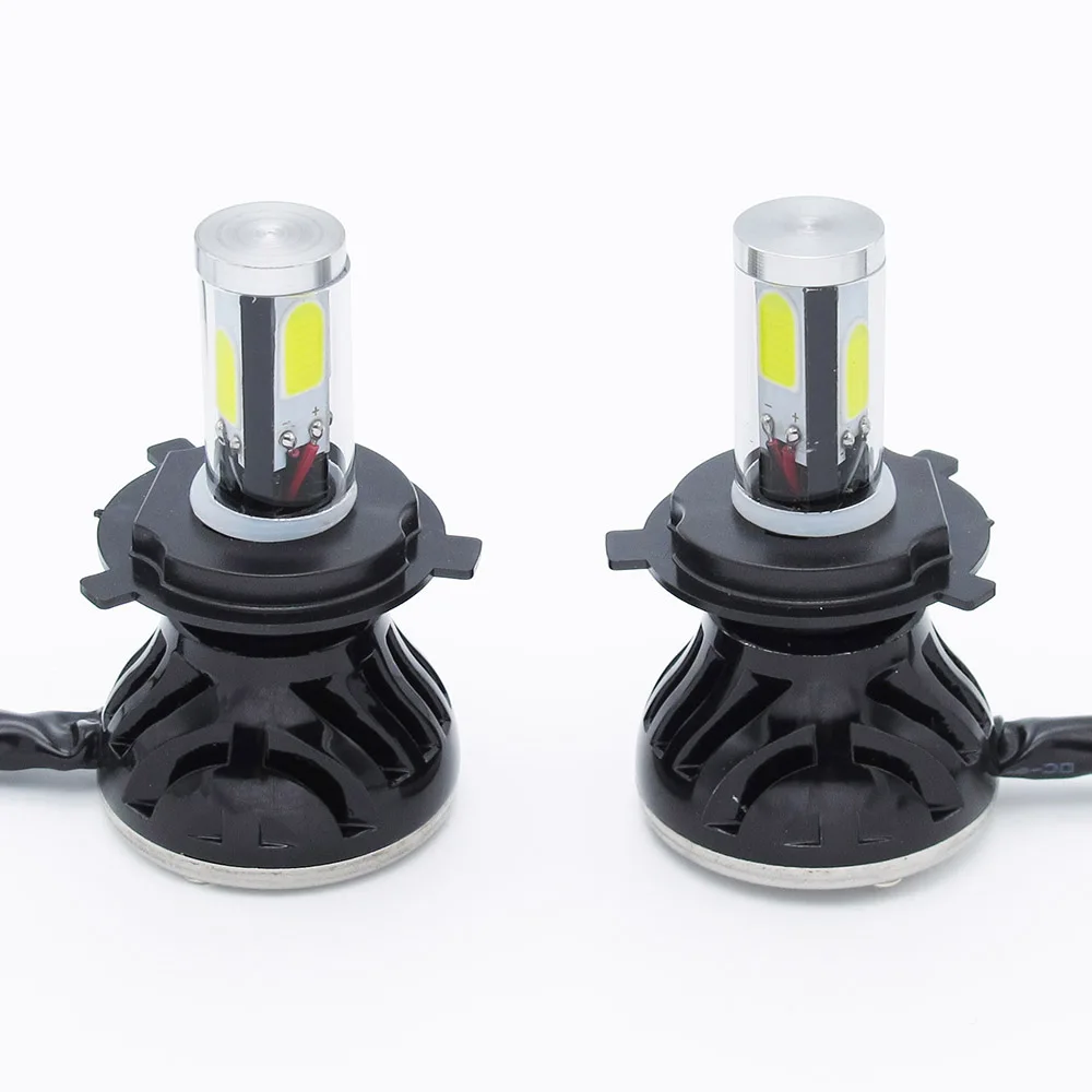 

ANBLUB H4 Hi/Lo Beam LED Car Headlight Bulbs 80W 8000LM Super Bright H7 COB Led Headlamp Auto Light Bulbs 12V 24V DC