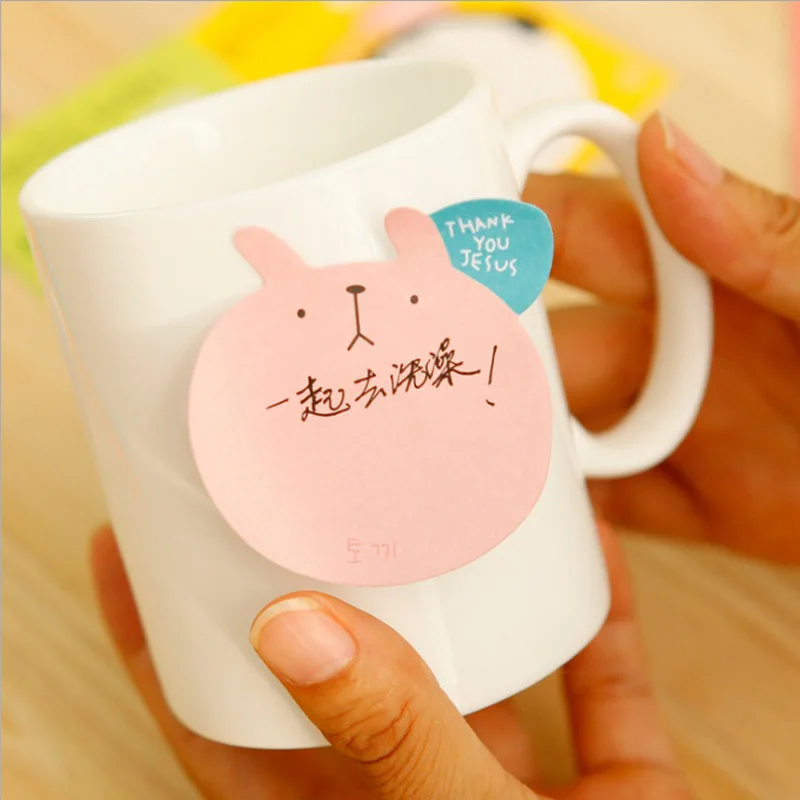 

Office Writing Cartoon Sticky Notes Style Sticker Post It Bookmark Memo Marker Point Flags Sticky Notes label Decoration